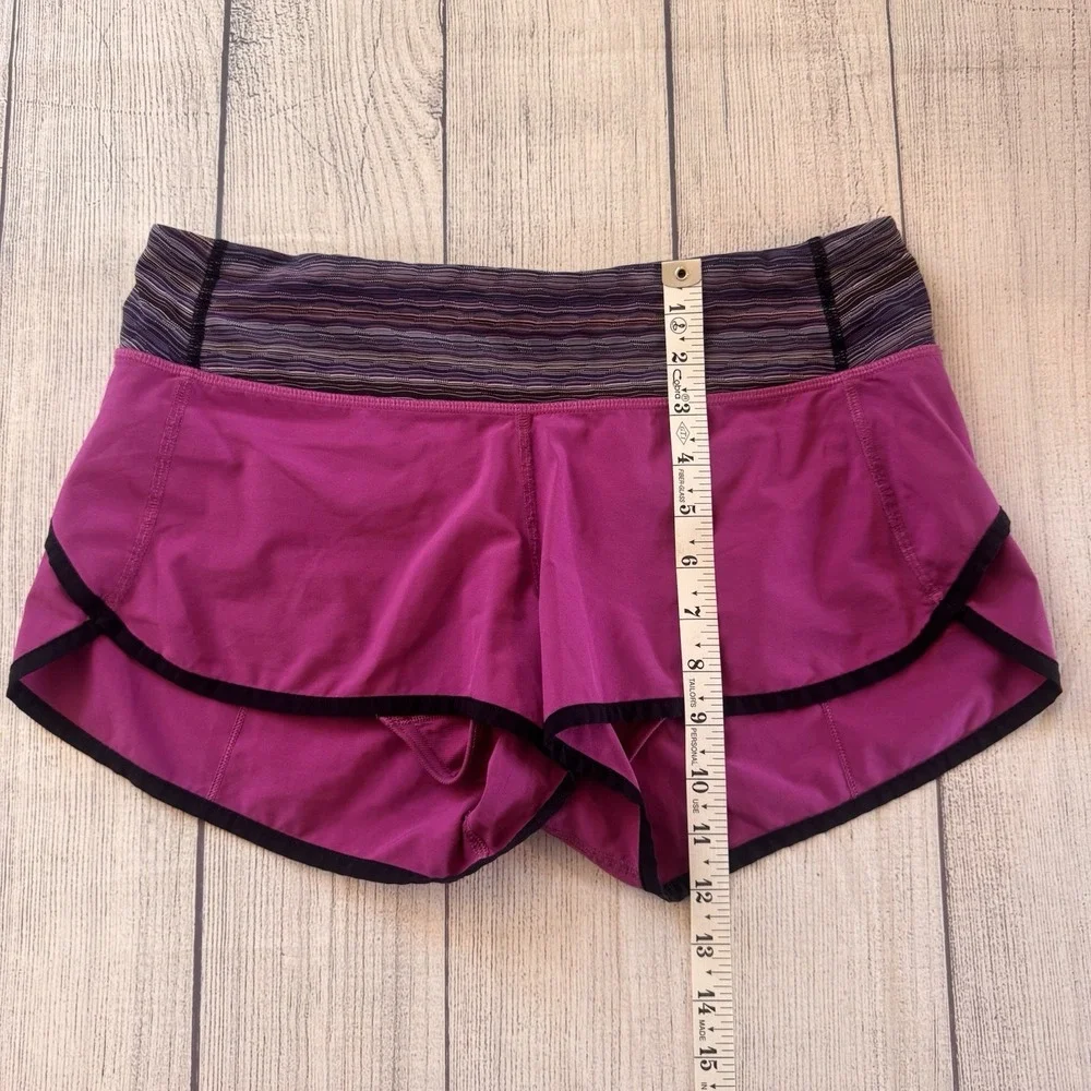 Lululemon Speed Short Ultra Violet Space Dye Twist Size 6 Women's Activewear